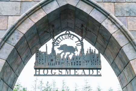 Osaka, Japan - NOV 21, 2016: The Wizarding World of Harry Potter in Universal Studios Japan. Universal Studios Japan is a theme park in Osaka, Japan.のeditorial素材