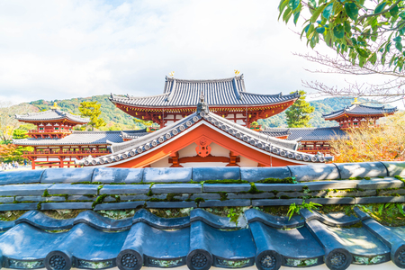 Beautiful Architecture Byodo-in Temple at Kyoto Japan.のeditorial素材