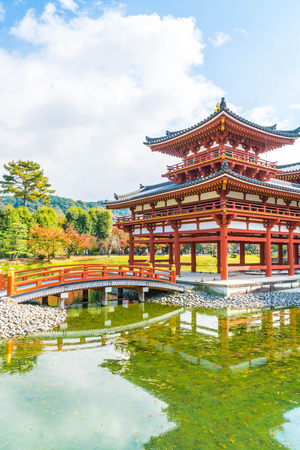 Beautiful Architecture Byodo-in Temple at Kyoto Japan.のeditorial素材