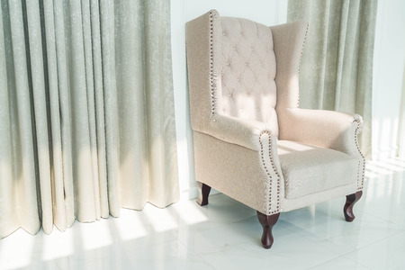 beautiful sofa interior decoration in living roomの写真素材