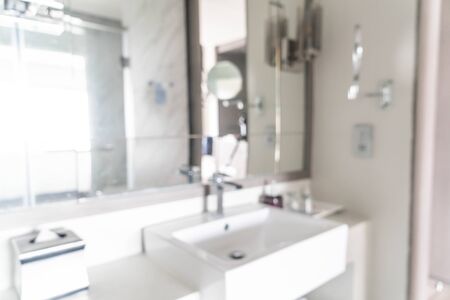 Abstract blur bathroom interior for backgroundの写真素材