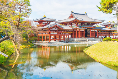 Beautiful Architecture Byodo-in Temple at Kyoto Japan.のeditorial素材