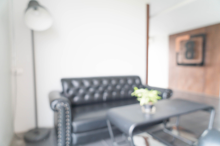 abstract blur sofa and chair interior decoration in living roomの写真素材