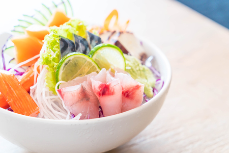 mixed sashimi set - japanese food styleの写真素材