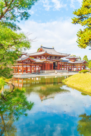 Beautiful Architecture Byodo-in Temple at Kyoto Japan.のeditorial素材