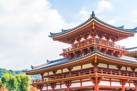 Beautiful Architecture Byodo-in Temple at Kyoto Japan.のeditorial素材