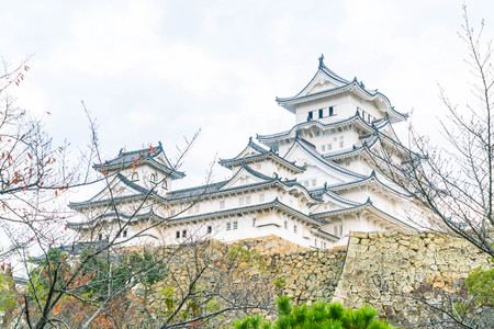 Beautiful Architecture Himeji Castle in Hyogo Prefecture, Japan, UNESCO World Heritageのeditorial素材