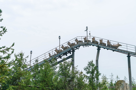 Osaka, Japan - NOV 21, 2016: The Wizarding World of Harry Potter in Universal Studios Japan. Universal Studios Japan is a theme park in Osaka, Japan.のeditorial素材