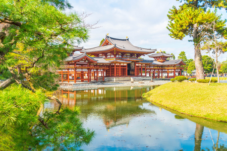 Beautiful Architecture Byodo-in Temple at Kyoto Japan.のeditorial素材
