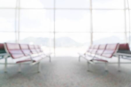 abstract blur in airport for background