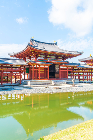 Beautiful Architecture Byodo-in Temple at Kyoto Japan.のeditorial素材