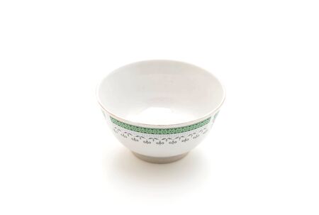 bowl isolated on white backgroundの写真素材