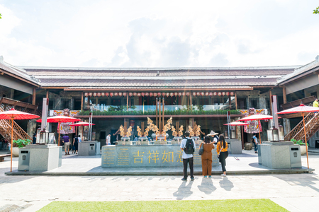 Bangkok, Thailand - NOV 10: 2017: LHONG1919 is a new tourist attraction in Bangkok on 2017, Thailand. It is a place to combine Old Chinese art.のeditorial素材