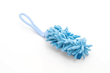 brush duster isolated on white background