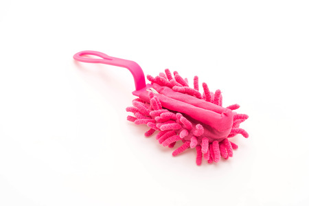 brush duster isolated on white backgroundの写真素材