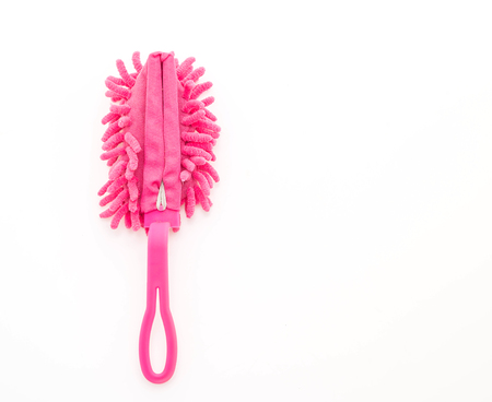 brush duster isolated on white backgroundの写真素材