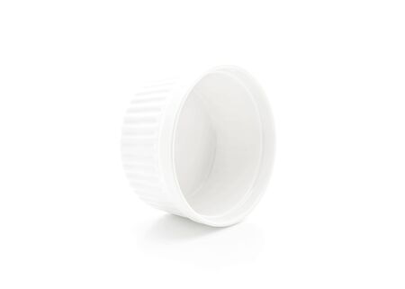 white bowl cup isolated on white background
