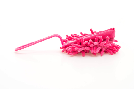 brush duster isolated on white backgroundの写真素材