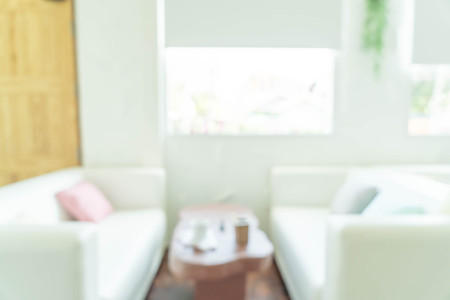 abstract blur in cafe for backgroundの写真素材