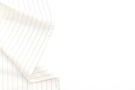 kitchen cloth (napkin) isolated on white backgroundの写真素材