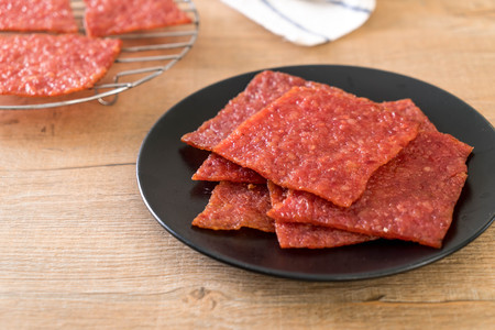 sweet pork sheet - asian food styleの写真素材