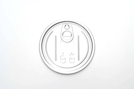 lid of packaging isolated on white background