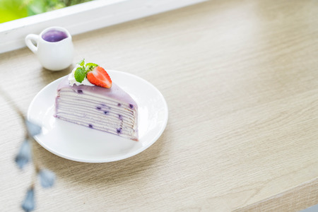 sweet potato layer crape cake