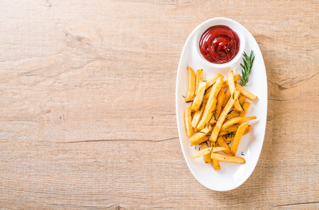 french fries with sauce - unhealthy food