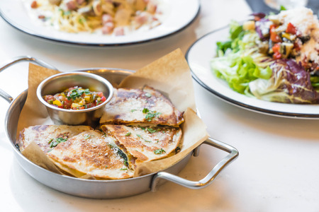 quesadilla Italian sausage - Italian food style