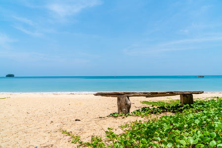 Beautiful tropical beach and sea in paradise island - Holiday Vacation concept
