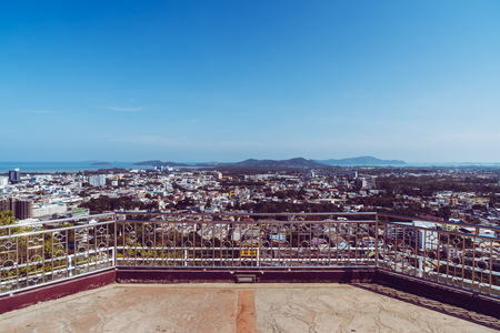 Phuket City Skyline at Rang Hill in Phuket, Thailandのeditorial素材