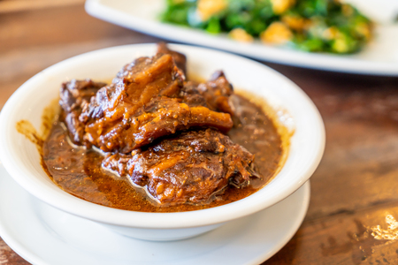 Phuket Pork Stew - Thai traditional food styleの写真素材