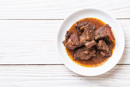 pork stew with herb - Phuket Thailand traditional food style