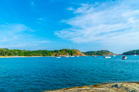 Beautiful tropical beach and sea - Holiday Vacation conceptの写真素材