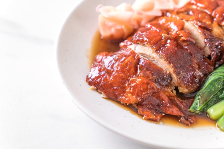 roasted duck on table - Asian food styleの写真素材