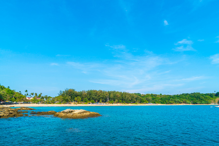 Beautiful tropical beach and sea - Holiday Vacation conceptの写真素材