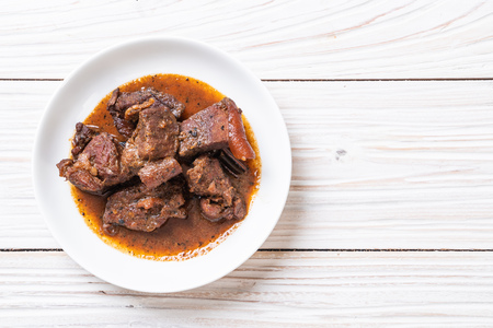 pork stew with herb - Phuket Thailand traditional food styleの写真素材