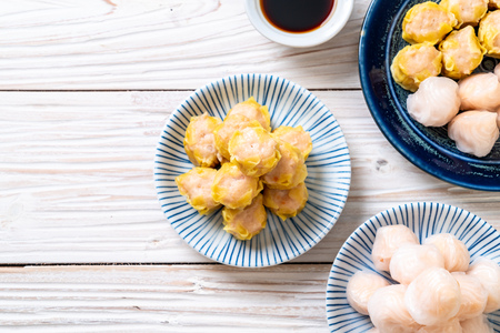 chinese shrimp steamed dumpling - Asian food styleの写真素材
