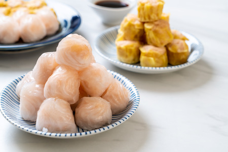 chinese shrimp steamed dumpling - Asian food styleの写真素材