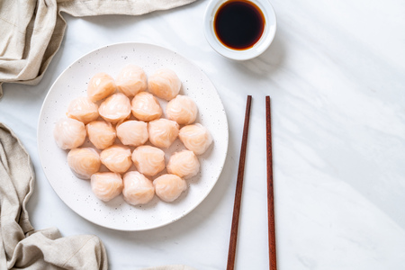chinese shrimp steamed dumpling - Asian food styleの写真素材