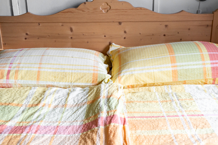 pillow on bed decoration bedroom interior