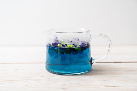 butterfly pea juice - Healthy Drinkの写真素材