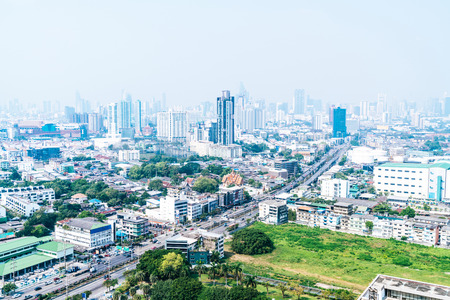 Bangkok City skyline in Thailandの写真素材