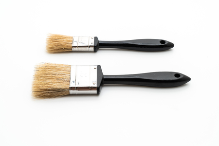 Paint brush isolated on white backgroundの写真素材