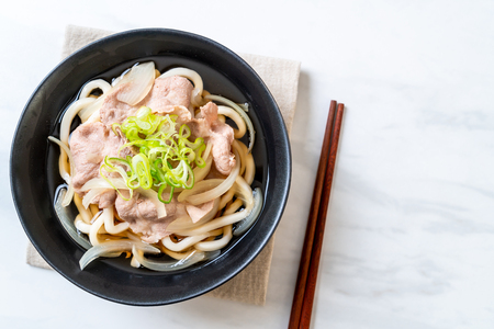 shoyu udon ramen noodle with pork (Shoyu Ramen) - japanese food styleの写真素材
