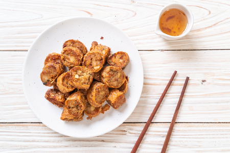 Deep Fried Crab Meat Rolls - Chinese food styleの写真素材