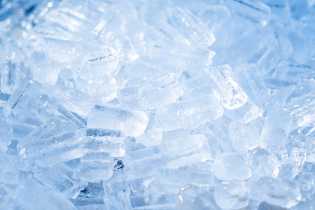 close-up Ice tube for backgroundの写真素材