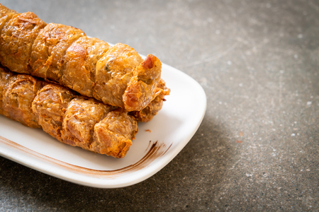 Deep Fried Crab Meat Rolls - Chinese food styleの写真素材