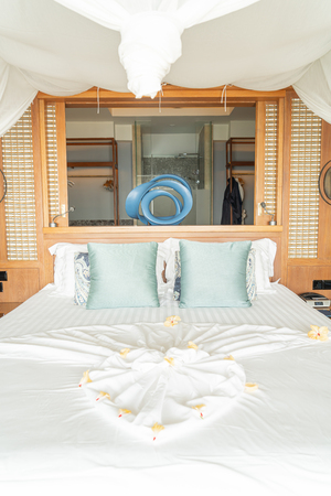 tropical Maldives resort hotel and island with beach and sea for holiday vacation concept - boost up...
