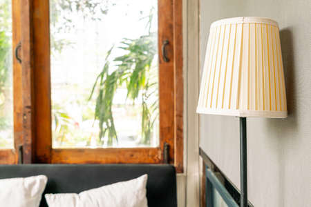 lamp decoration in living room interiorの写真素材